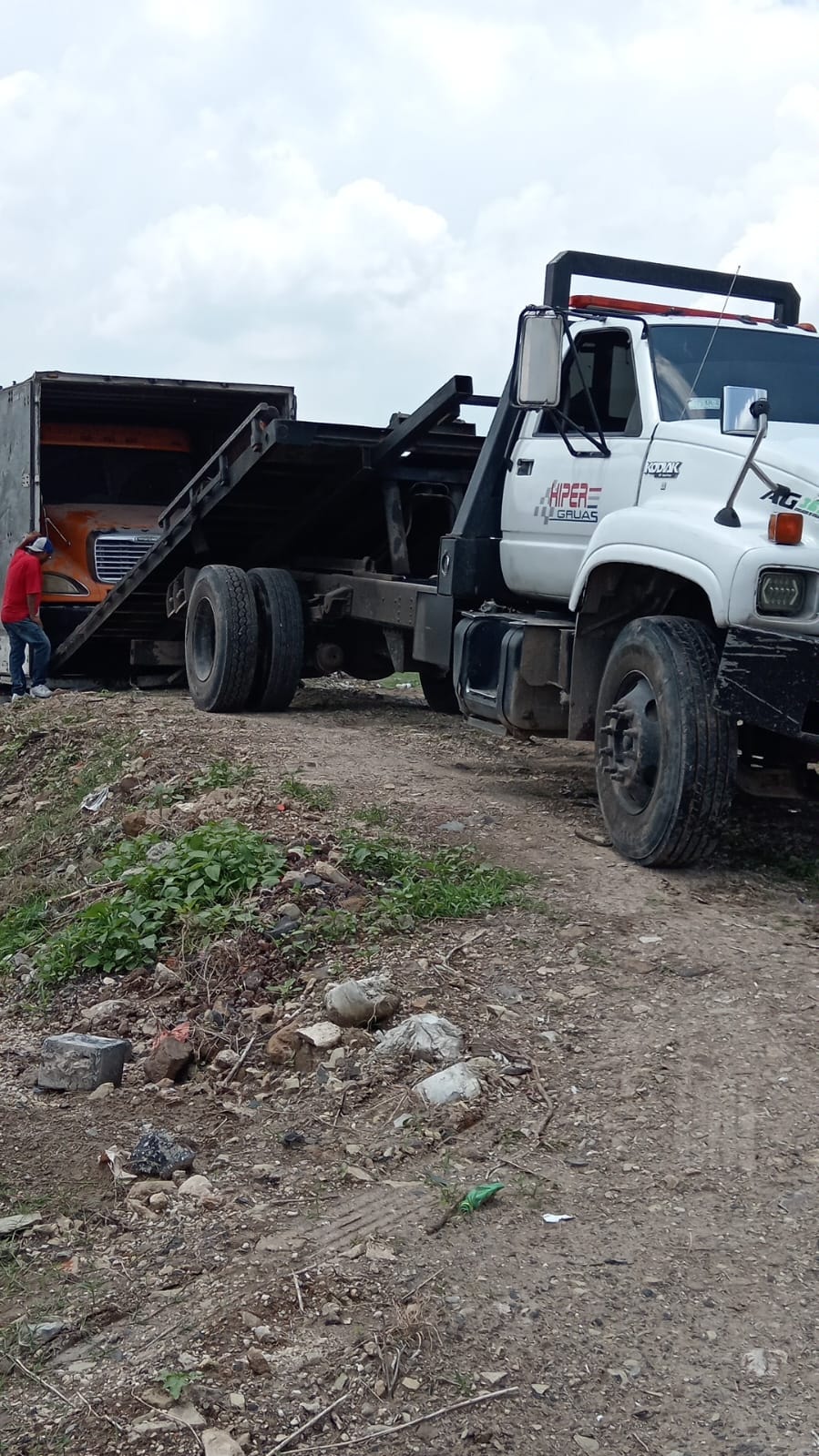 Grúa para tractocamiones